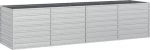 vidaXL 316890 Ζαρντινιέρα Ασημί 320x77cm
