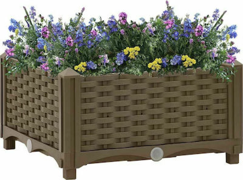vidaXL 316511 Ζαρντινιέρα σε χρώμα Καφέ 40x23cm