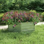 vidaXL 316881 Ζαρντινιέρα Ασημί 129x45cm