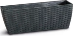 Plastona Ζαρντινιέρα Natura 021 Ανθρακί 50x20cm