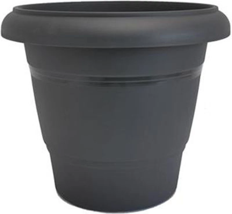 Plastona Γλάστρα Festone Campana 202 Ανθρακί 32x26cm