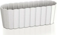 Prosperplast Γλάστρα Boardee Case 4,9lt Λευκό DDEC400-S449