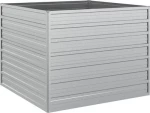 vidaXL 316883 Ζαρντινιέρα Ασημί 100x77cm