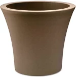 Plastona City Γλάστρα με Ρόδες Spicy Brown 45x39.5cm
