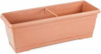 Ζαρντινιέρα Villa Με Πιάτο Terracotta 52x19.5x17.5cm 10L Serinova - 8698644482324