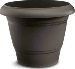 Plastona Γλάστρα Festone Campana 206 Ανθρακί Γκρι 49x40cm
