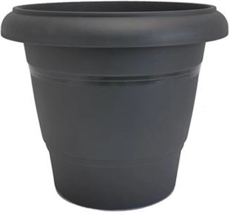 Plastona Γλάστρα Festone Campana 206 Ανθρακί Γκρι 49x40cm