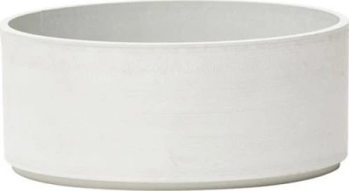 ArtPlast Γλάστρα Tamburine Λευκό 18x7.5cm
