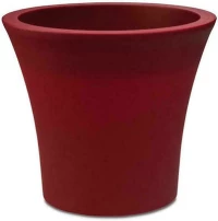 Plastona City 35 Γλάστρα με Ρόδες Passion Red 35x32cm