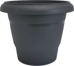 Plastona Γλάστρα Festone Campana 208 Ανθρακί Γκρι 59x48cm