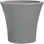 Plastona Γλάστρα City με Ρόδες Urban Grey 35x32cm