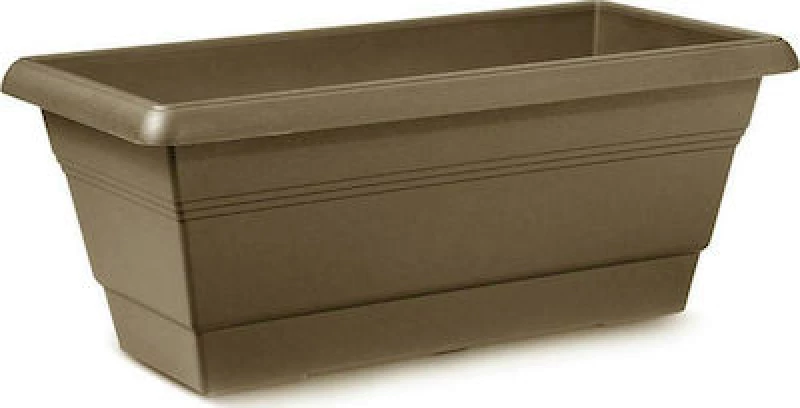 Plastona Ζαρντινιέρα Festone 340 Καφέ 40x16cm