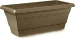 Plastona Ζαρντινιέρα Festone 340 Καφέ 40x16cm