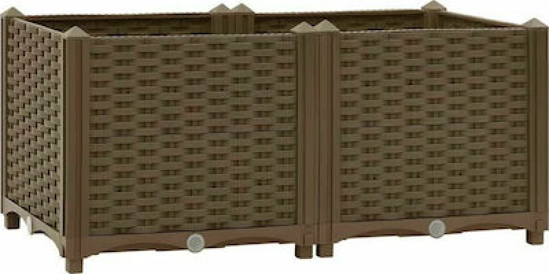 vidaXL 316516 Ζαρντινιέρα σε χρώμα Καφέ 80x38cm