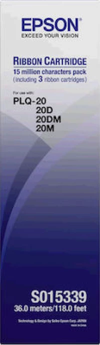 Epson S015339 Μελανοταινία Μαύρο (1τμχ)