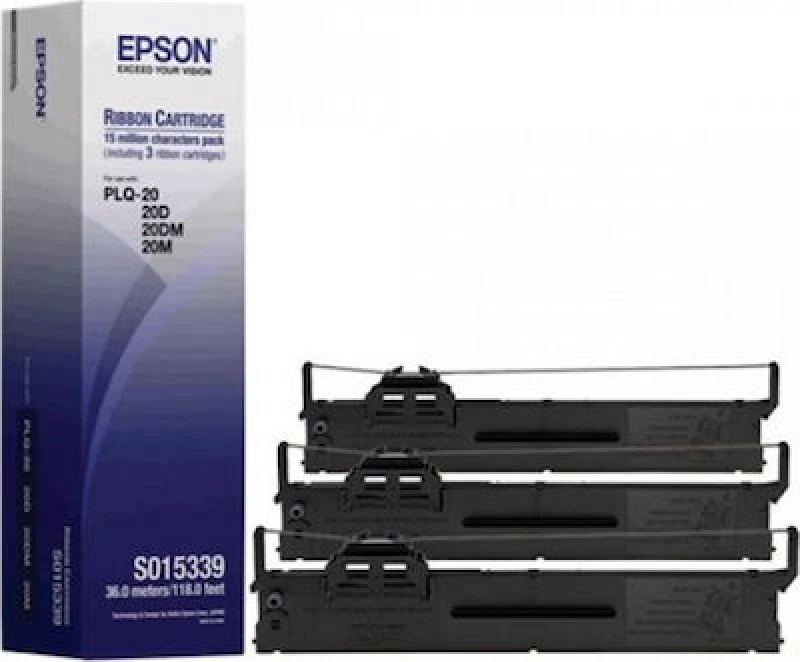 Epson S015339 Μελανοταινία Μαύρο (1τμχ)