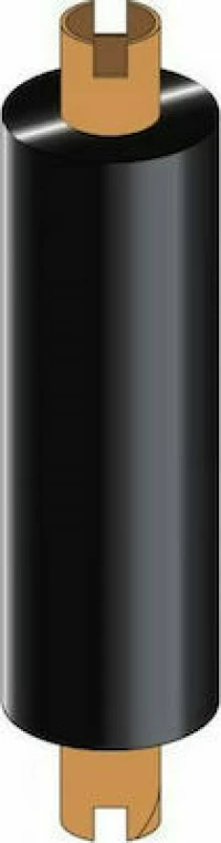 Μελανοταινία εκτυπωτή barcode Wax Ribbon W 75mm x L 74m Πυρήνας: 1/2'' Διπλό Καρούλι