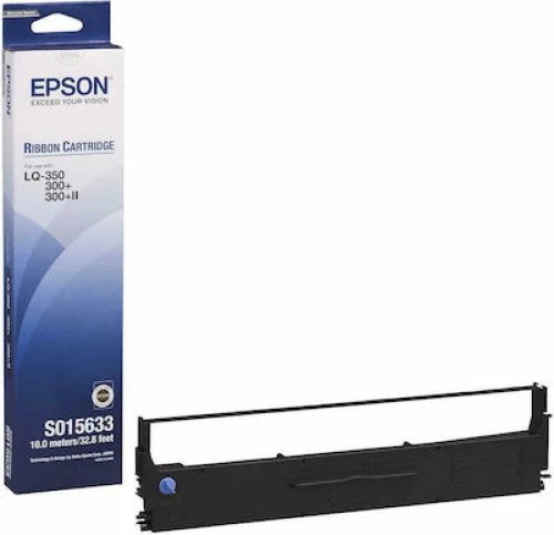 Epson S015633 Μελανοταινία Μαύρο (1τμχ)