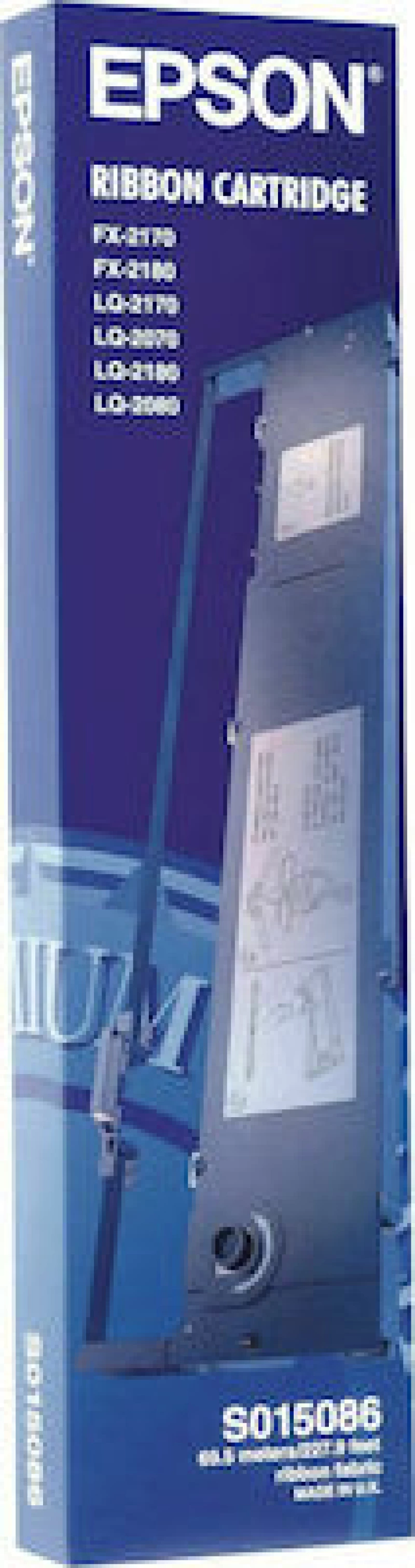 Epson S015086 Μελανοταινία Μαύρο (1τμχ)