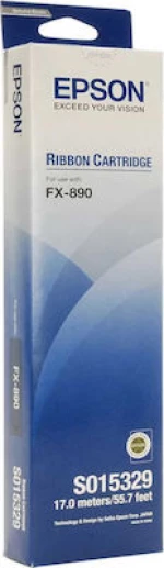 Epson S015329 Μελανοταινία Μαύρο (1τμχ)