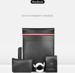 WIWU EITE PROTECT SET 5 IN 1 BLACK FOR MACBOOK / TABLETS/ LAPTOPS 111.0112