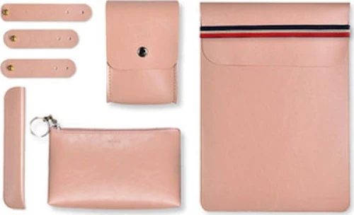 WIWU ELITE PROTECT SET 5 IN 1 PINK FOR MACBOOK / TABLETS/ LAPTOPS 111.0114