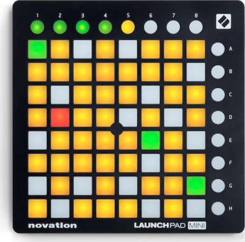 Novation Midi Controller Launchpad Mini MKII σε Μαύρο Χρώμα