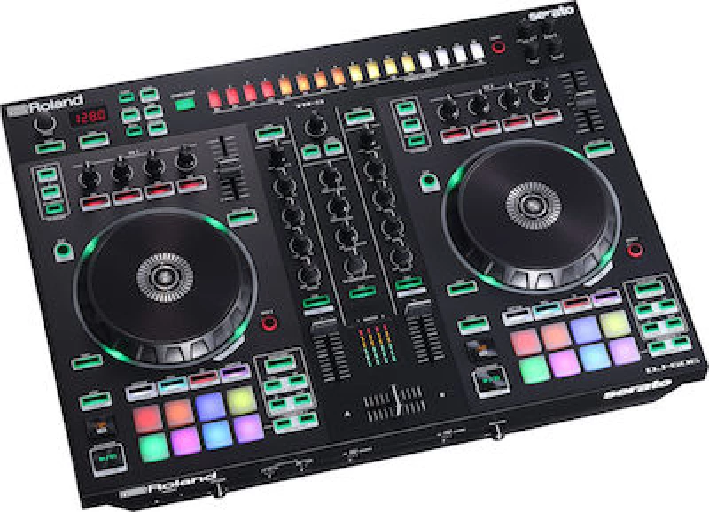 Roland DJ Controller DJ-505 σε Μαύρο Χρώμα