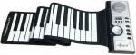 Midi Keyboard Ευλύγιστο Πιάνο Αφής με 61 Πλήκτρα σε Μαύρο Χρώμα
