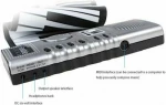 Midi Keyboard Ευλύγιστο Πιάνο Αφής με 61 Πλήκτρα σε Μαύρο Χρώμα