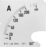 Adeleq Πλάκα Ενδείξεως Αμπερόμετρων 200/5A 11-402007
