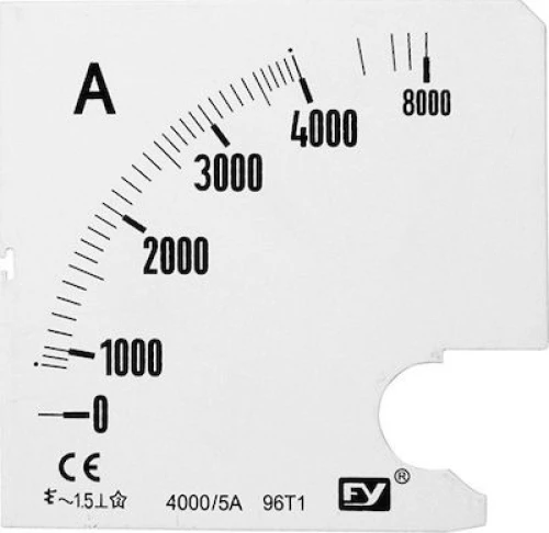 Adeleq Πλάκες Ενδείξεως Αμπερόμετρων 4000/5A 11-440007