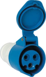 Elmark Βιομηχανικό Φις Θηλυκό 32A IP44 (1P+N+E) 37223