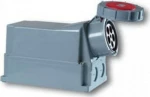 PCElectric Πρίζα Τοίχου Θηλυκή 5P 125A 400V IP66 145-6