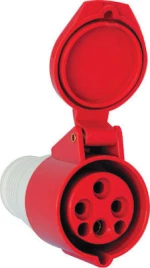 Elmark Βιομηχανικό Φις Θηλυκό 16A IP44 (3P+E) 37214