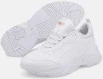 Puma Cassia SL Γυναικεία Παπούτσια Λευκό (385279-01)