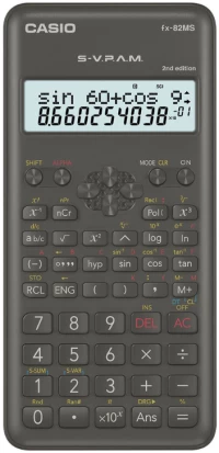 Αριθμομηχανή Επιστημονική 12 Ψηφίων 2nd Edition Casio 13.8x8x16cm Μαύρη FX-82MS