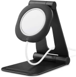 Spigen Sgp Magfit ”s” Βάση Φόρτισης Magsafe Για Apple Iphone - Maυρο- Amp02672