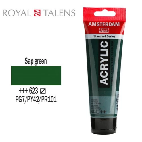 Ακρυλικό Χρώμα Royal Talens Amsterdam 120ml 623 Sap Green 17096232