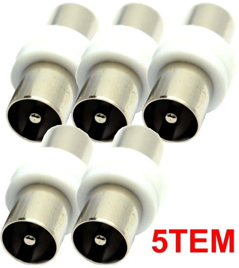 Powertech Adapter Pal 9.5mm Tv (m-m) 5 Τεμ.