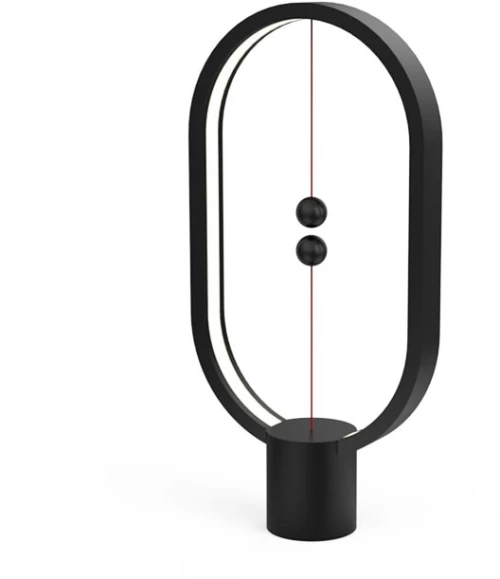 Allocacoc Heng Balance Type-c |plastic Lamp Ellipse| Διακοσμητική Λάμπα Με Μαγνητικό Διακόπτη (μαύρο)