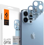 Spigen Camera Lens Protector Optik Glas.tr Slim 2 Pcs Sierra Blue - Apple Iphone 13 Pro / 13 Pro Max (agl04032)