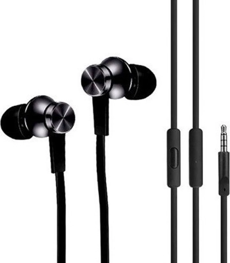 Xiaomi Mi Piston Basic Edition In-ear Handsfree με Βύσμα 3.5mm - Μαύρο