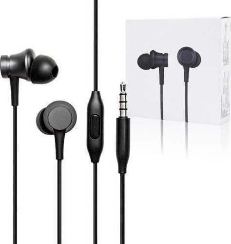 Xiaomi Mi Piston Basic Edition In-ear Handsfree με Βύσμα 3.5mm - Μαύρο