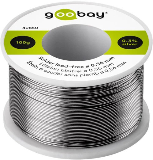 Goobay Σύρμα Συγκόλλησης 40850 Φ0.56mm Χωρίς Μόλυβδο 100γρ 1τμχ