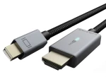 Cabletime Καλώδιο Mini Displayport Σε Hdmi Av588, Με Led 4k, 1.8m, Μαύρο