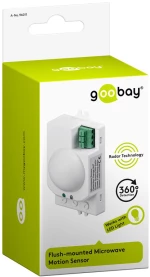 Goobay Microwave Ανιχνευτής Κίνησης 96011 Εσωτ. Χρήση 360° 8m Λευκό