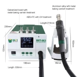 Best Σταθμός Ζεστού Αέρα Bst-863, 1200w, Touch Screen