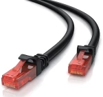 Powertech Καλώδιο U/utp Cat 6 Cab-n234, Cca 24awg 0.5mm, 10m, Μαύρο
