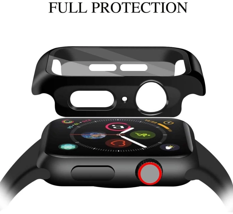 Frame Με Τζαμάκι Προστασίας Για Apple Watch 42mm Μαύρο